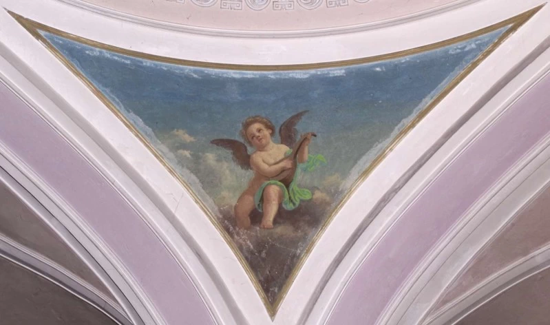 Angioletto con liuto, Calusco d'Adda, Bergamo